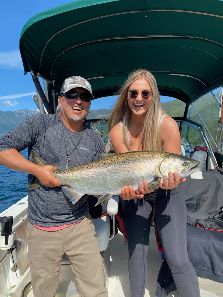 Beautiful, golden-hued Chinook released